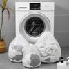 1PC Large Laundry Wash Bag – Drawstring Fine & Coarse Mesh, 4 Sizes Durable Washing Net for Clothes, Jeans, Blankets