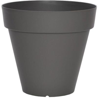 Цветочный горшок - - Soleilla Rond - Ø 59 x 53,6 см - Блестящий серый