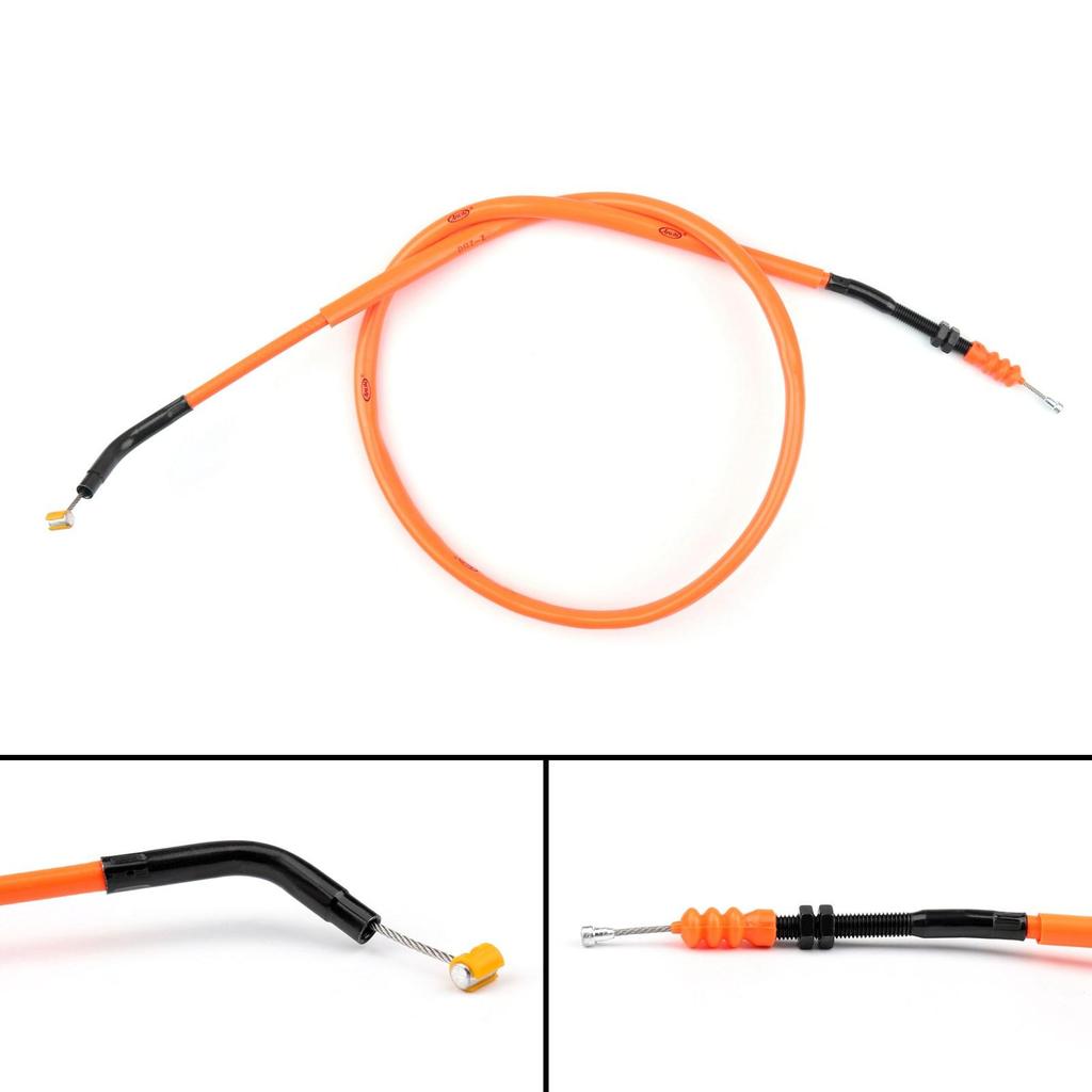Clutch Cable Steel Wire Replacement For Kawasaki Z1000 2010-2013 Orange