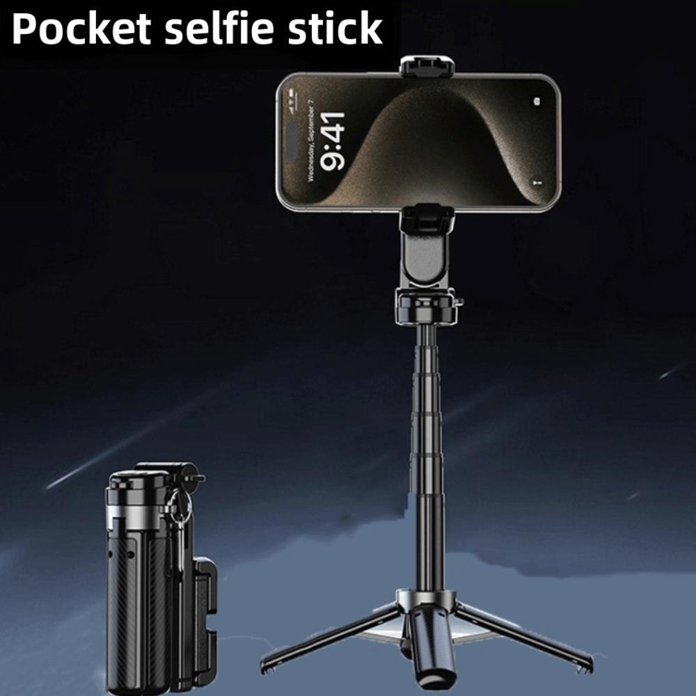 Портативный ручной мини телескопический монопод для селфи, удлинительная штанга, штатив для селфи, прямая трансляция