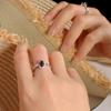 Bolaijewelry Модный январский камень рождения натуральный красный гранат кольцо серьги комплект ювелирных изделий серебро 925 пробы подарок на день рождения для женщин и девочек