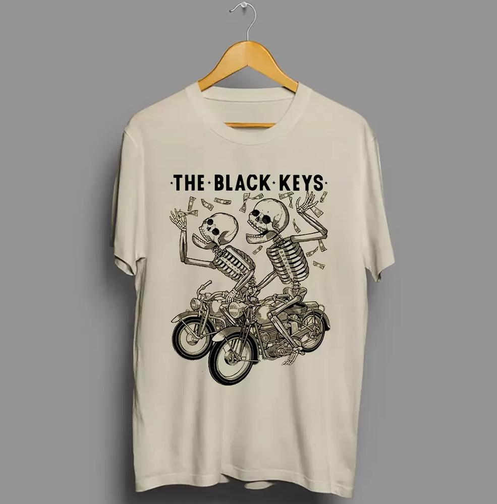 The Black Keys Band Skeleton GIft For Halloween T Shirt S5XL Unisex T-Shirt