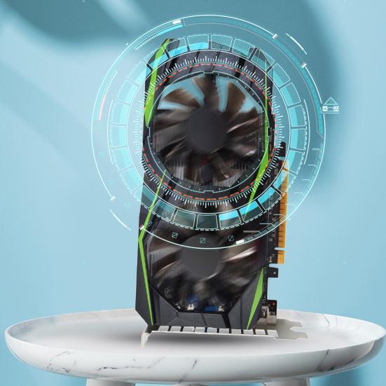 Видеокарта GTX1050TI Независимое Быстрое Рассеивание Тепла Множество Интерфейсов 4 ГБ Продуваемая Видеокарта для ПК для Офиса