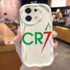 Чехол CR7 для Xiaomi Redmi Note 14 13 12 11 10 Pro Plus 5G 9 14C 13C 4G 12C 10C 10S A2 A1 Ударопрочный Мягкий Чехол из Жидкого Силикона