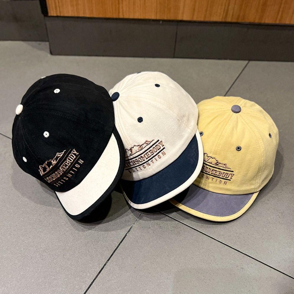Embroidery Letter Baseball Cap Casual Peaked Cap Autumn Sunscreen Hat Streetwear