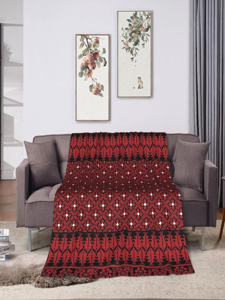 Super Warm Palestine Throw Blanket for Winter Perfect for Couch Bed Boys Girls Novelty Bedspread Home Textile