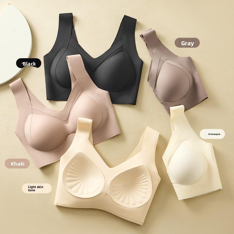 Женский бесшовный бюстгальтер Push Up Beauty Back, Беспроводной фиксирующий топ-майка для поддержки груди, Бюстгальтер с боковой поддержкой против провисания