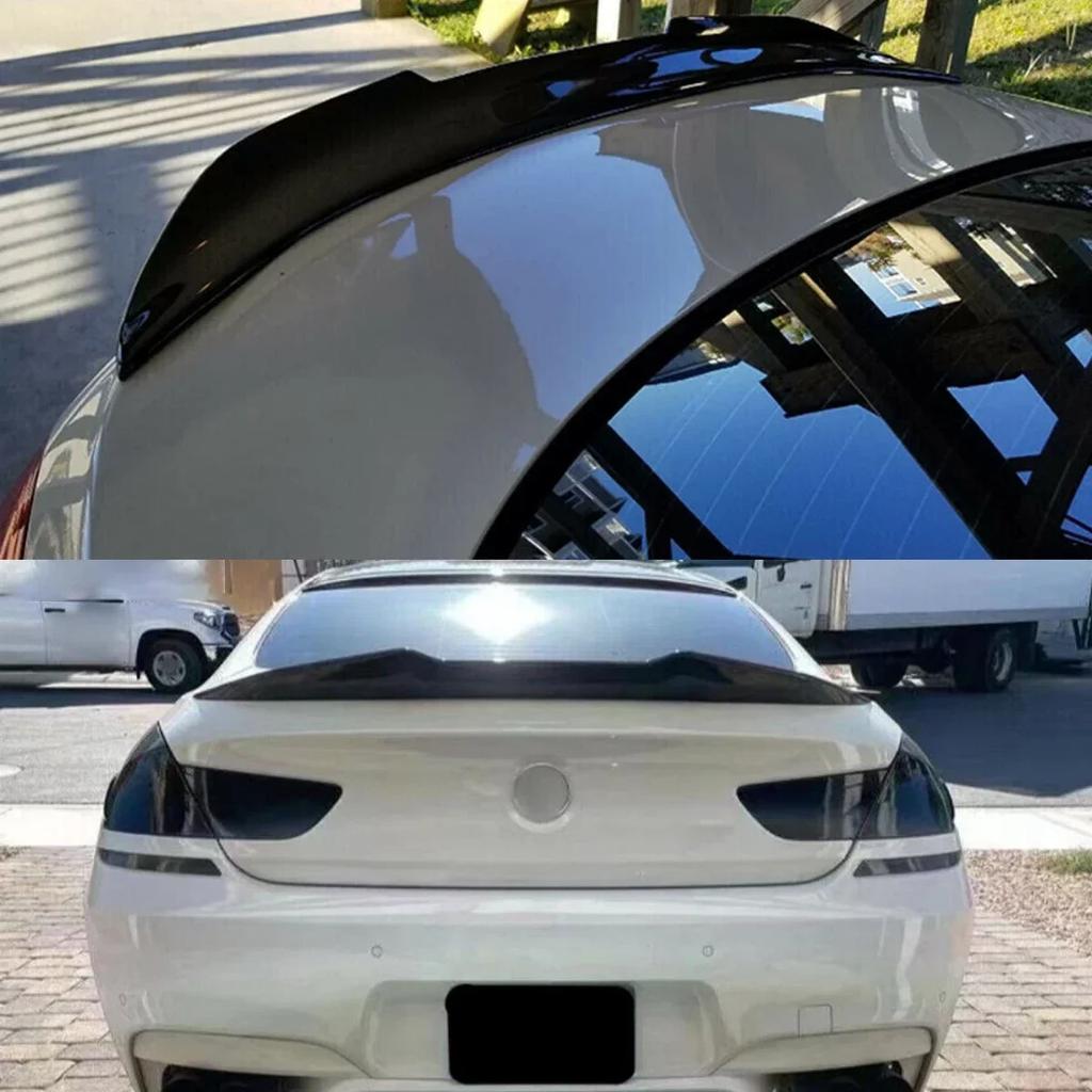 For 12-18 BMW 6Series Gran Coupe F06 M6 PSM Style Rear Trunk Spoiler Gloss Black FY6