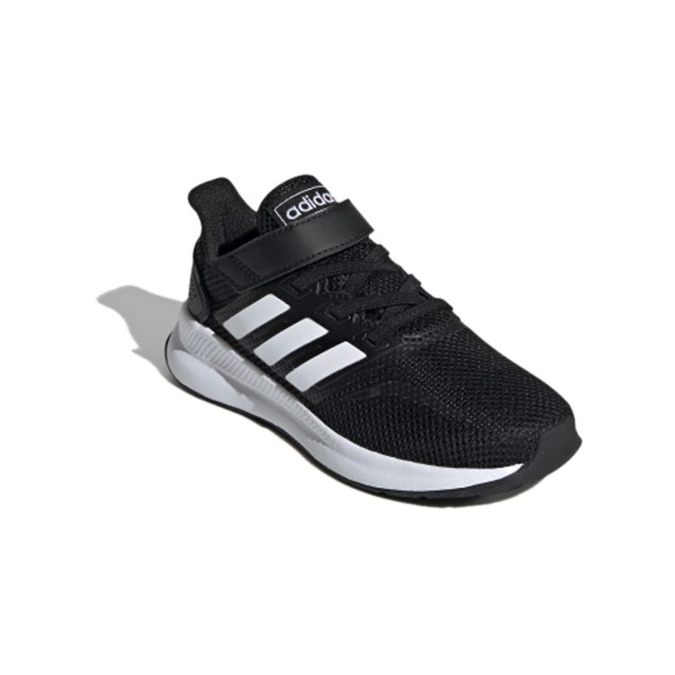 Adidas Neo Runfalcon Comfortable Versatile Non-Slip Durable Low-Top Running Shoes Kids Sneakers Black White EG1583