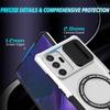 Magnetic Ring Wireless Charging Case For Samsung Galaxy S24 S23 S22 S21 Plus PLUG Ultra Stand Holder Back For Samsung Camera Lens Protect Cover