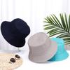Summer Cotton Casual Fisherman Cap Candy Color Bucket Hat Sun Caps