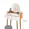 Легкий роскошный туалетный столик Современный и минималистичный туалетный столик в спальне Интернет-знаменитость, высококачественный туалетный столик для макияжа