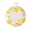 Creative Circular Ceramic Plates Restaurant Steak Plates Delicious Household Dishes Deep Soup Plate Exquisite Tableware