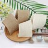 Puntos 2m Rustic Natural Jute Hessian Burlap Ribbon Roll Sewing Packaging DIY Craft