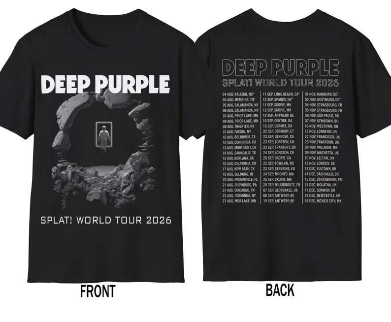Унисекс футболка Deep Purple Splat World tour