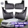 Set Mud Flaps For VW Tiguan 2007-2016 Mudflaps Splash Guards Front Rear Mud Flap Mudguards 2009 2010 2011 2012 2013 2014 Fender