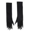 Women Trendy Halloween Long Nails Gloves Creative Cosplay Hand Sleeves Witch Arm Warmers
