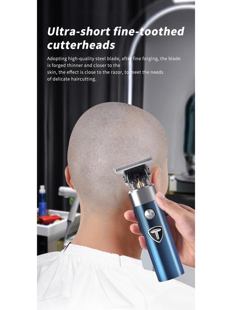 Профессиональный электрический триммер для волос и носа с двумя функциями — ретро-дизайн для точной укладки