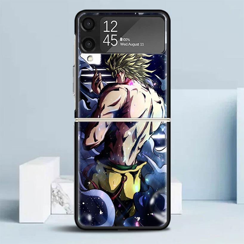 JoJo Adventure Дио Диего Брандо Черный Чехол для Samsung Galaxy Z Flip 7 6 5 4 3 5G Чехол для Телефона Flip7 Flip6 Flip5 Flip4 Flip3 Patt
