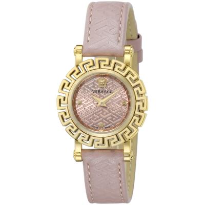 Часы GRECA GLAM Pink Dial Stainless Steel Sapphire Glass Quartz 30MM Swiss Watch VE2Q00222 [Versace] Женские [Товар]