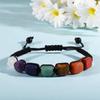 Colorful Natural Stone Adjustable Bracelets - Stylish and Versatile Hand-Woven Jewelry