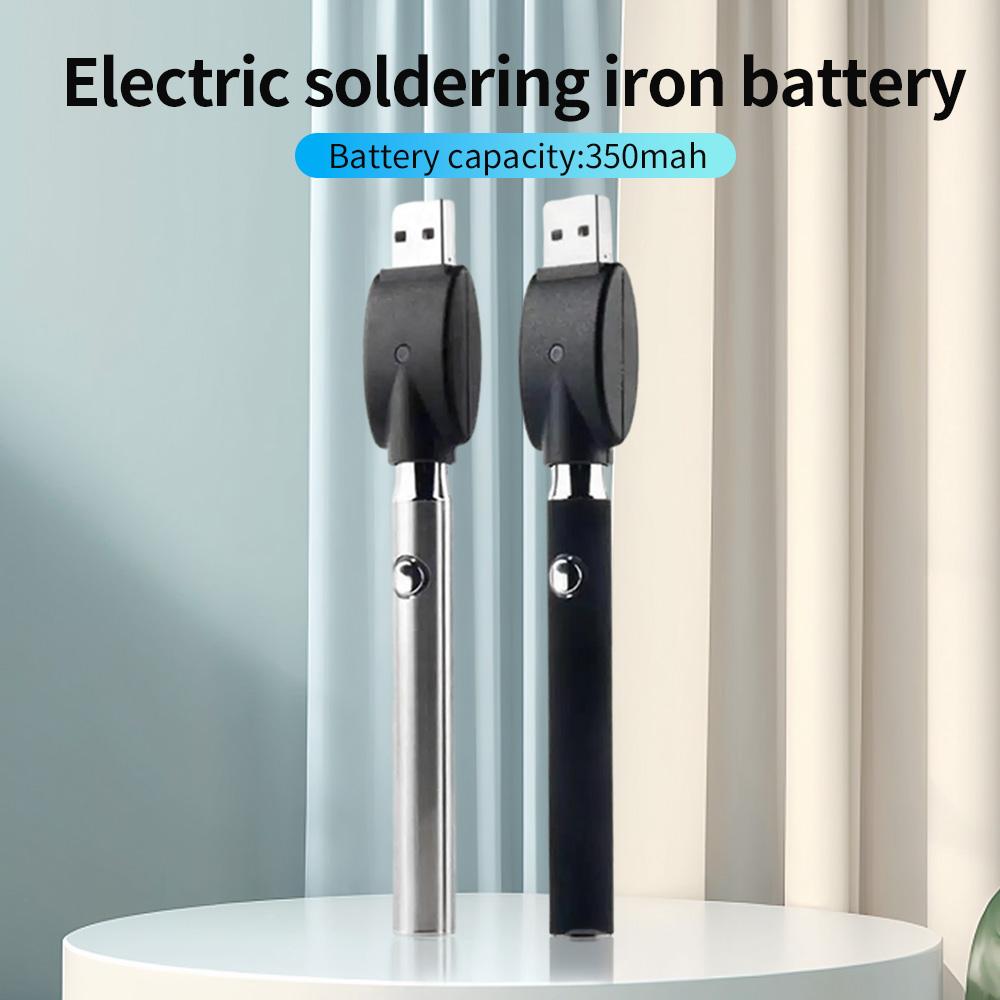 350mAh Electric Soldering Iron Pen Battery Welding Kit 510 Thread Heat Tips Electronic Welding Repair Tools With USB Charger