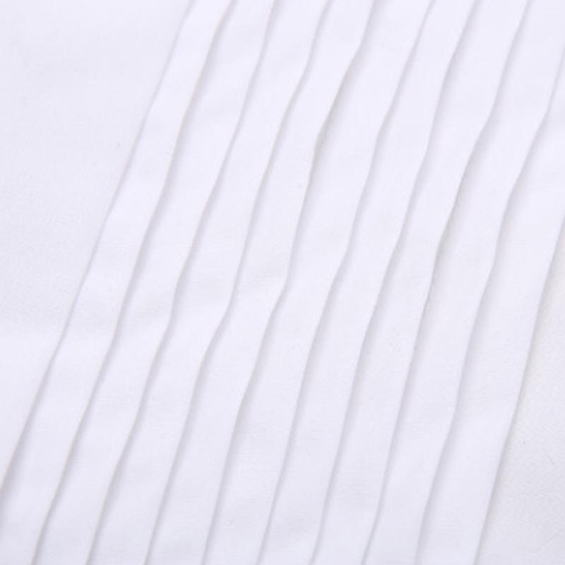 Мужская вечерняя рубашка с длинным рукавом, воротником-ласточкой, однотонная, для свадеб и фотостудий