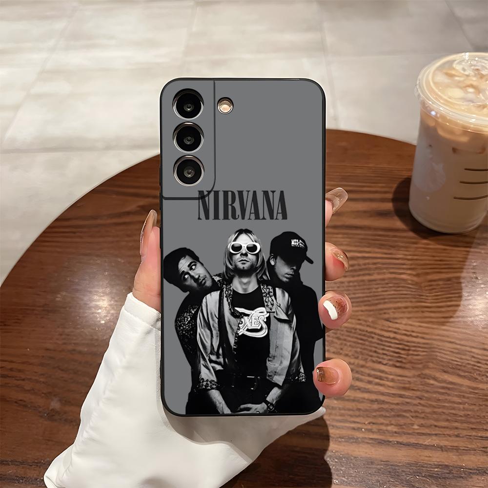 Singer N-NirvanaEs Phone Case For Samsung S24 Ultra S25 S23 Fe S22 S20 S21 Plus A54 A34 A53 A16 Back Cover