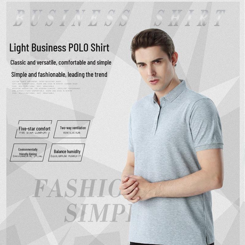 Рубашки-поло из мерсеризованного хлопка премиум-класса, индивидуальная рабочая одежда и футболки с логотипами