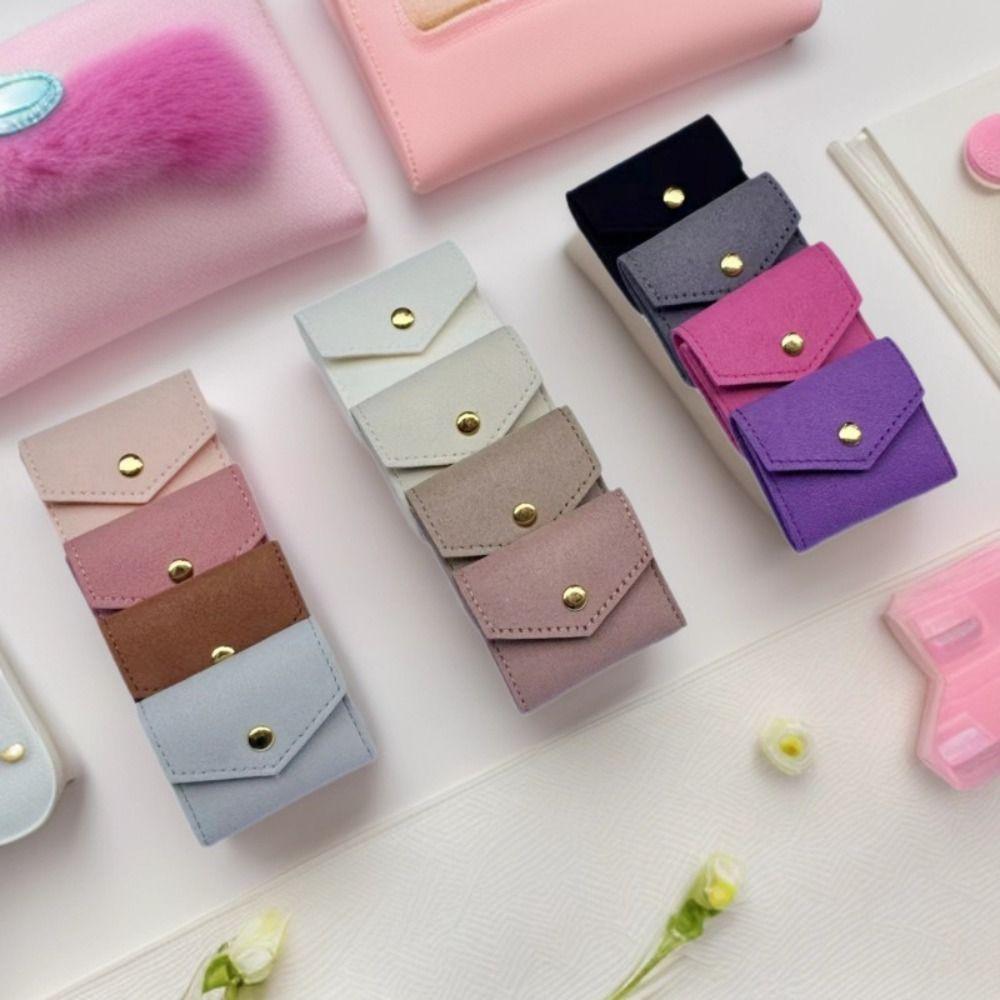 Foldable Jewelry Display Bag Microfiber Jewelry Pouch for Parties Travel Business Trips