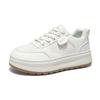 2025 spring women's shoes new breathable little white shoes women's Korean version versatile thick-soled heightening sports and leisure boar
