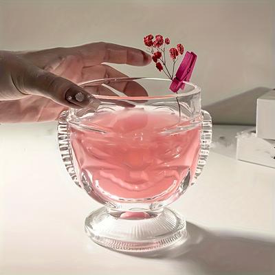 1 шт. Тики коктейльный бокал прозрачный бокал для вина креативные бокалы для шампанского чашки для бара, паба, клуба, ресторана, посуда для домашнего использования (Нет соломы)