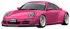 Модель зажигания RWB 997 Розовый готовый продукт 1/18