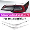 Передний бампер автомобиля, полоса для предотвращения столкновений, передний угловой защитный чехол, декоративные аксессуары для Tesla 2022 Model 3 Model