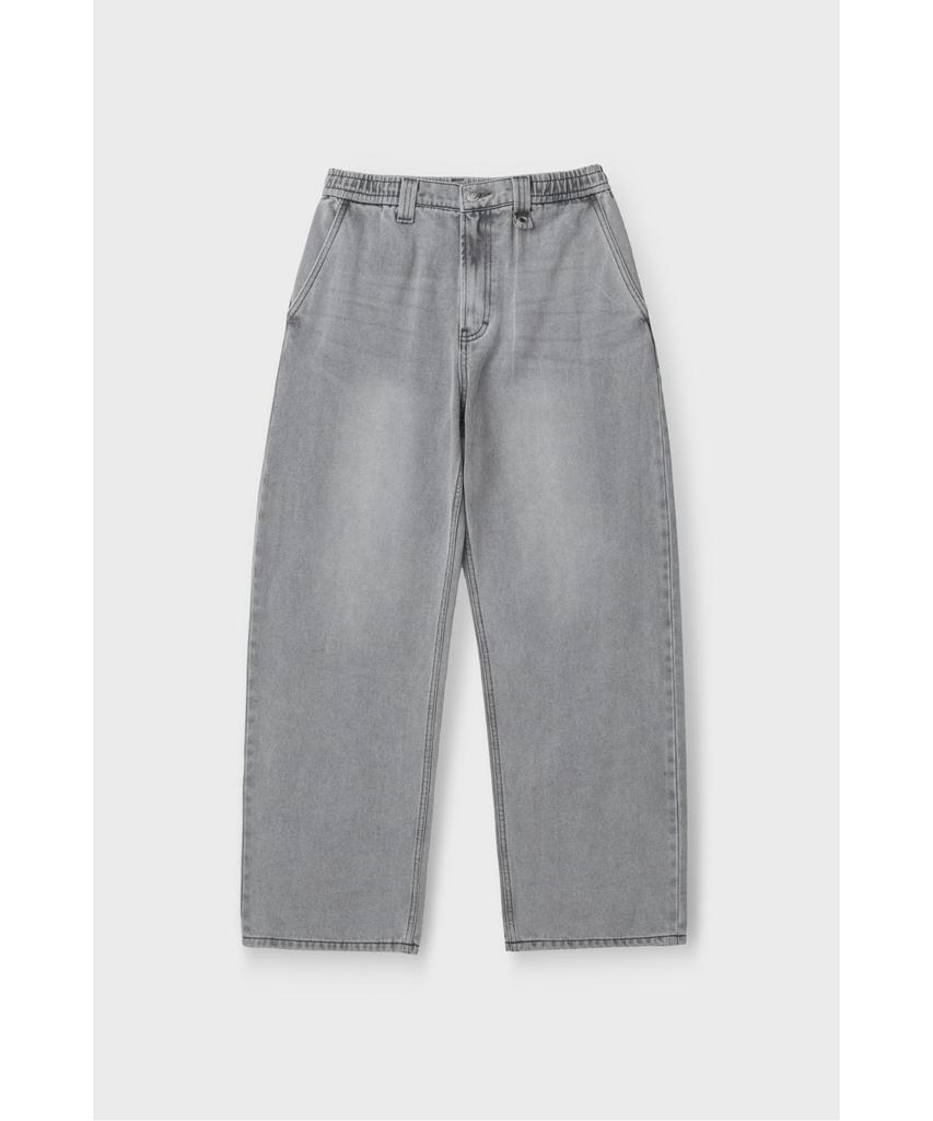 IRO Elastic Waist Loose Fit Denim Pants Iqpds26703Gyx