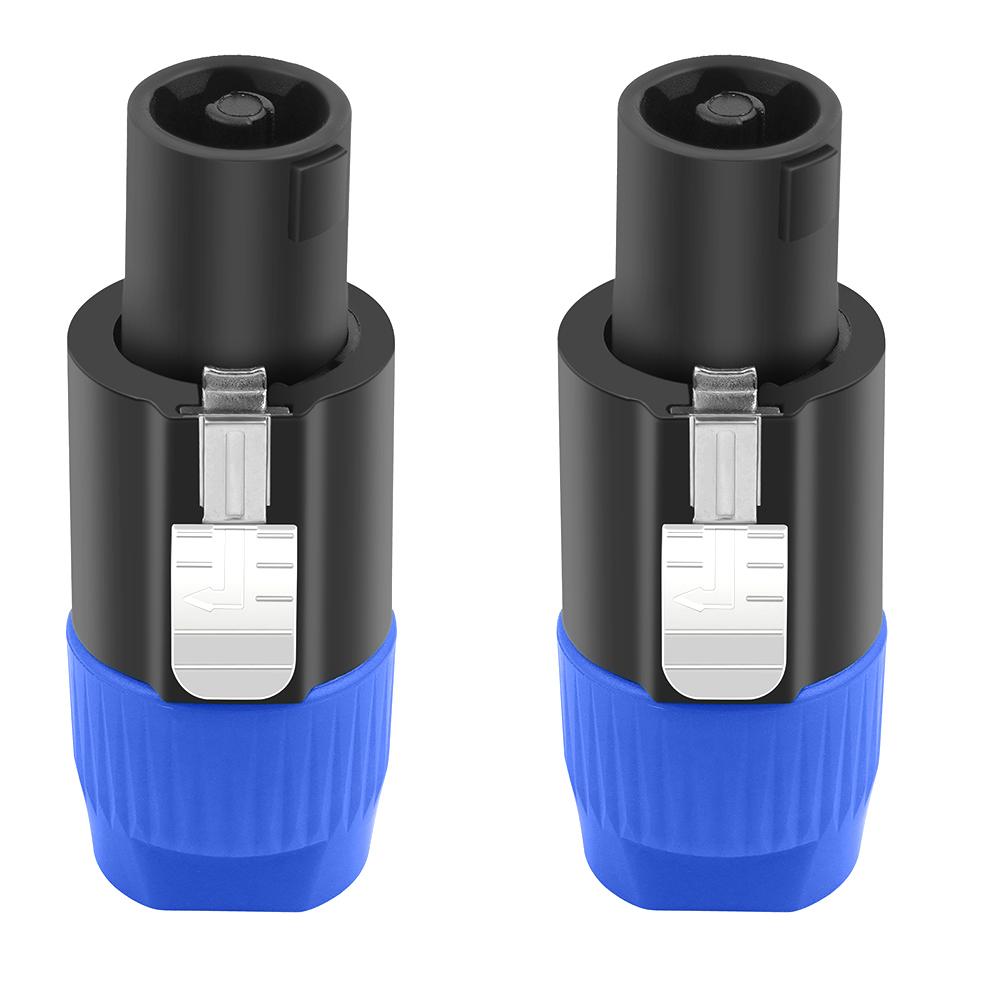 10Pcs/Lot 4-Pole 4Pin NL4FC Connector Ohm Plug Speaker Audio Cable Plug Adapter 4 Pin Speakon Female Jack Accessories