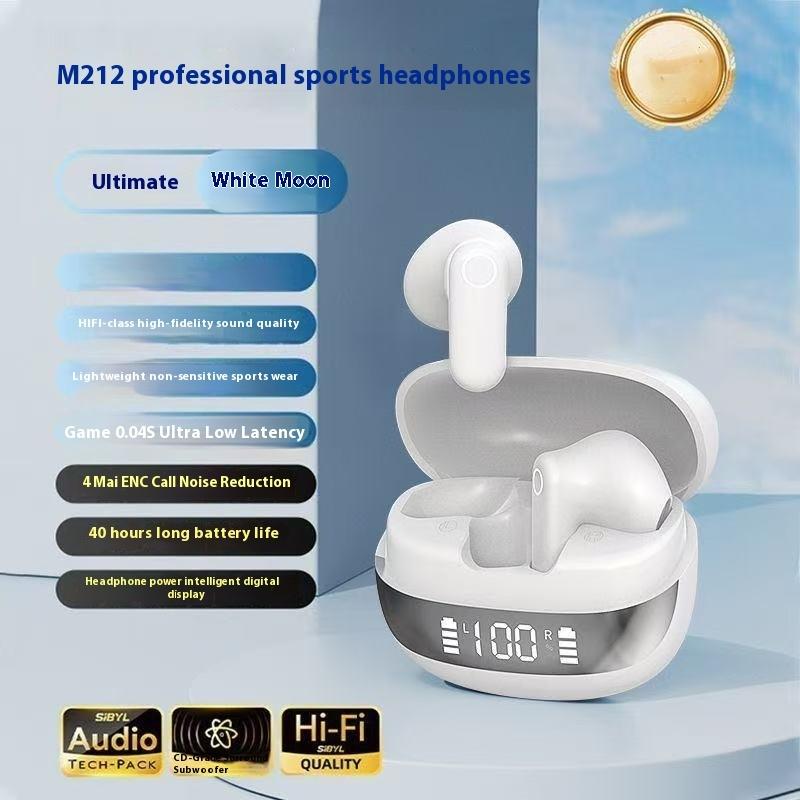 Wireless Earphones Bluetooth TWS 5.3 Stereo Earbuds Hifi Headphones HD Microphone Headsets For M212 Music Headset