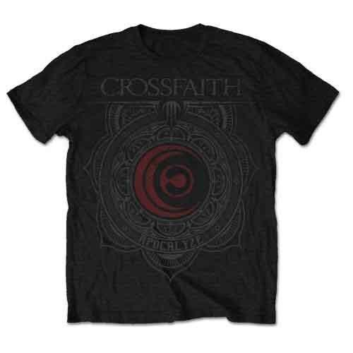 Crossfaith Unisexs Ornaunisext Short Sleeve TShirt Black XLarge