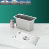 Stainless Steel Rectangular Gastronorm Food Pan with Lid