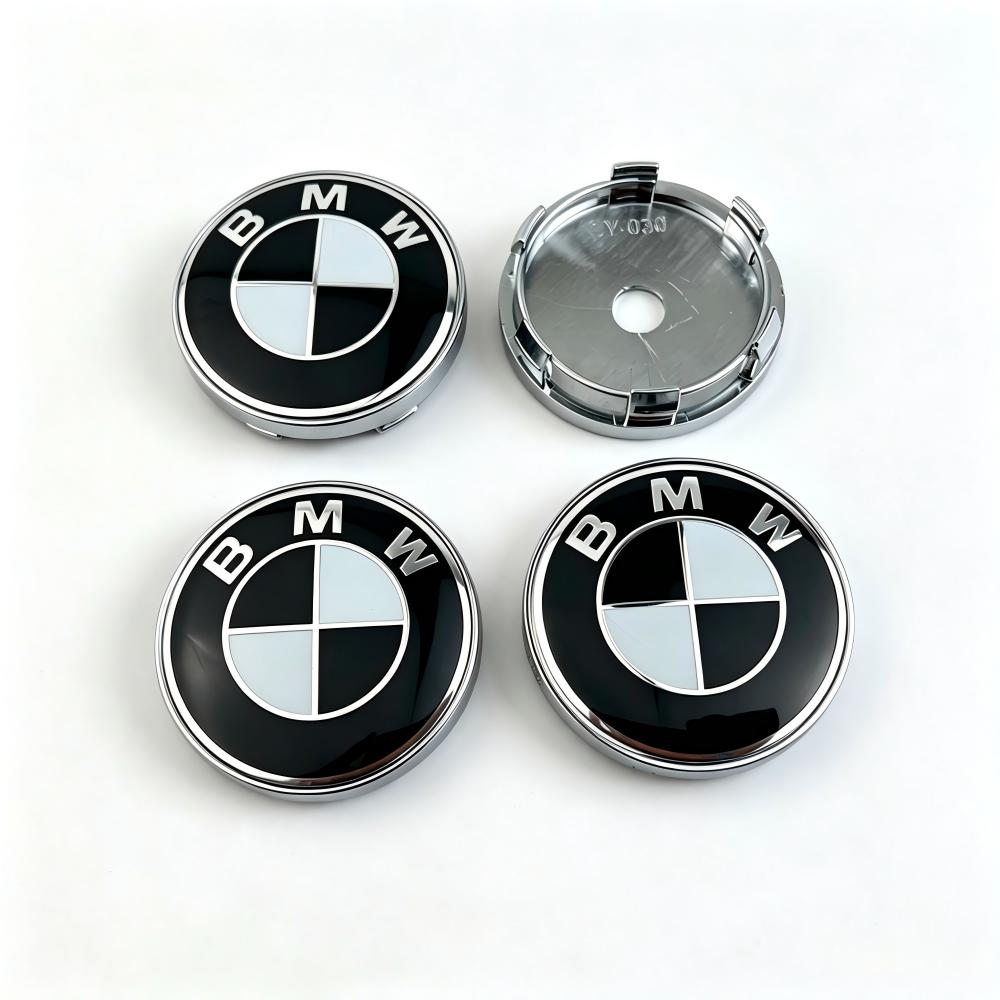ta20-4pcs 60MM 68MM 50th Anniversary Car Wheel Hub Center Cap Cover For BMW M E46 X1 X2 X3 X4 X5 X6 F48 G01 E84 E83 F30 G30 G32 G01