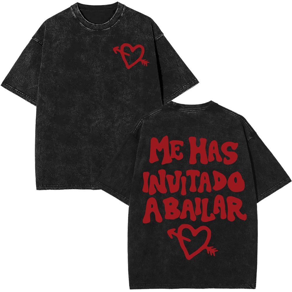 Rapper Dani Fernandez Fashion Graphics Vintage Washed Tshirt Unisex Women Highquality Tshirts Summer Casual Oversized Tshirts
