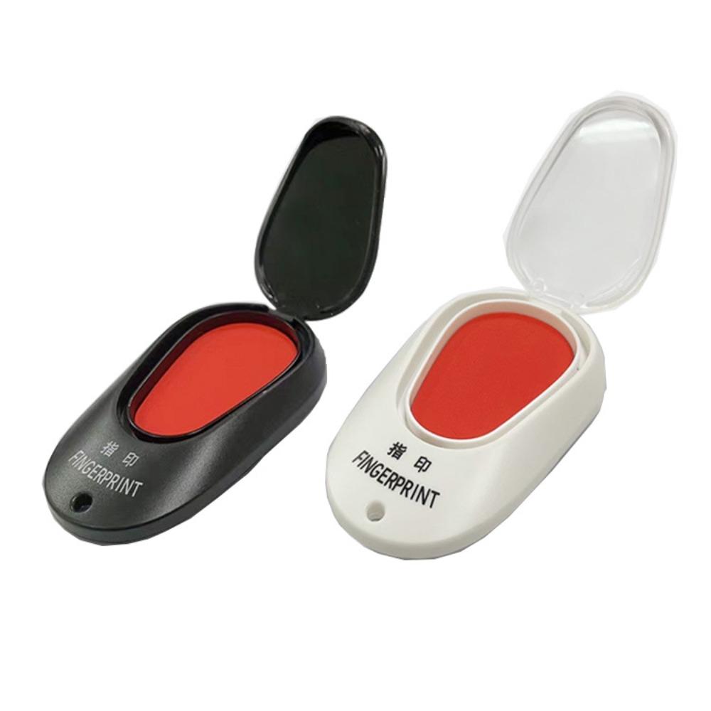 Clear Stamping Mini Fingerprint Ink Pad for Notary Thumbprint Ink Pad Office Supply