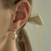 Aora FRESHWATER PEARL DROP EARRING #0020