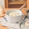 Spout Design Aluminum Zinc Zinc Alloy Milk Pot Non-stick Soup Pan Mini Saucepan  Stove