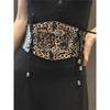 Leopard Print Waist Belt Decoration Wide Corset Belt Fashion Women Waistband  for Dresses