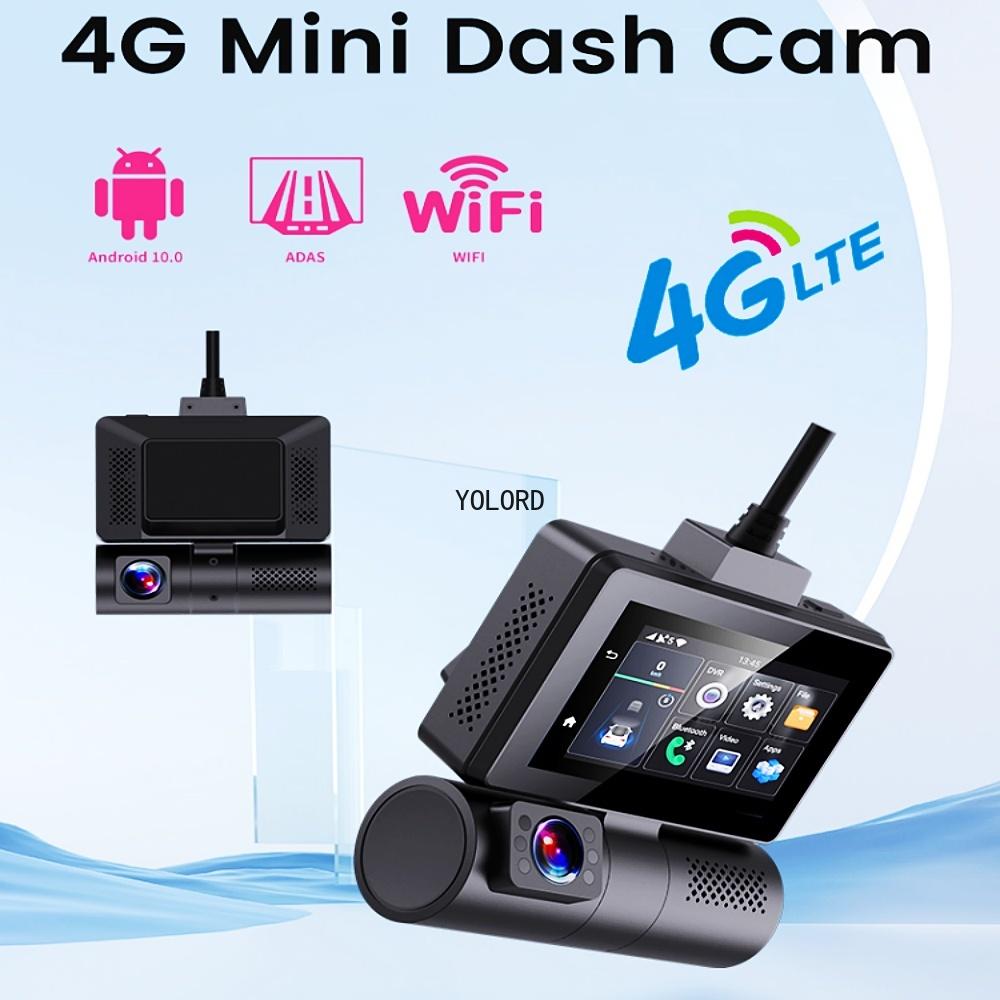 3'' 4G Lite Network 1080P Автомобильный видеорегистратор заднего вида Android 10.0 GPS Bluetooth WiFi Видеокамера Регистратор Удаленный монитор DVR