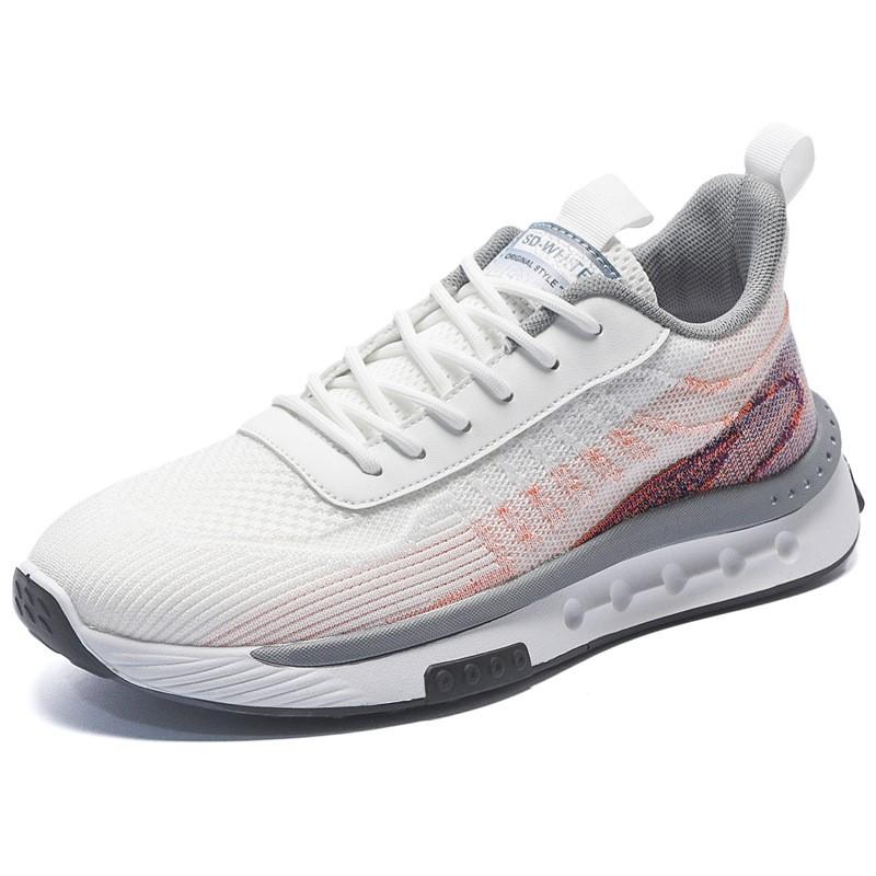 Summer New Breathable Flying Woven Casual Shoes Fashion Trend Men's Shoes Mesh Surface Sports Shoes D274