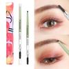Double Head Eyebrow Pencil Thin Head Waterproof, Sweat Resistant, Non-smudgeon Natural Three-dimensional Lasting Student Cosmetics Beauty Products