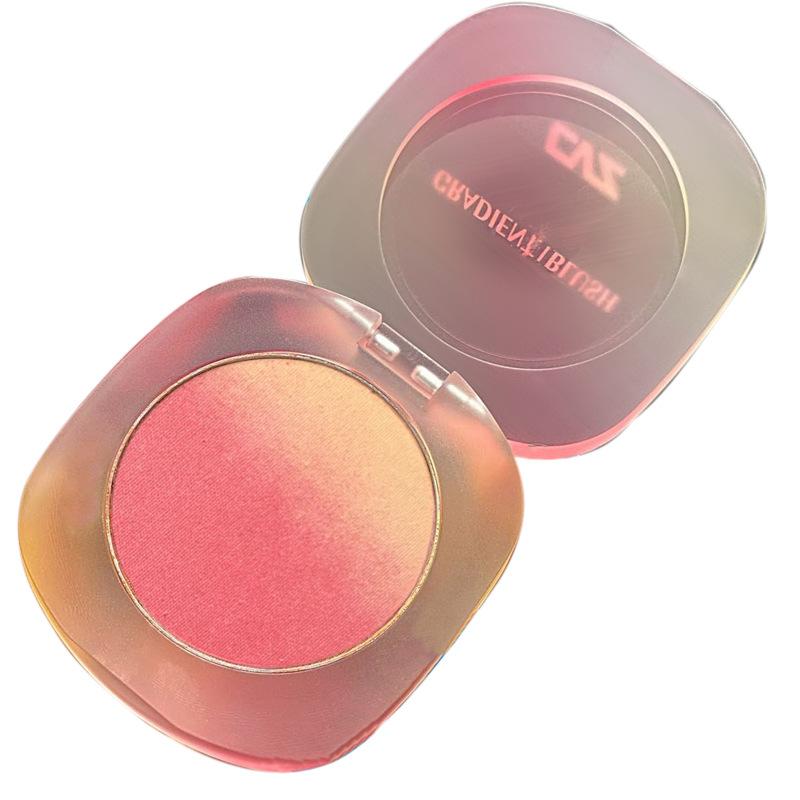 Трехцветная градиентная пудра для румян Beauty Palette Натуральная телесная пудра для макияжа Румяна для макияжа