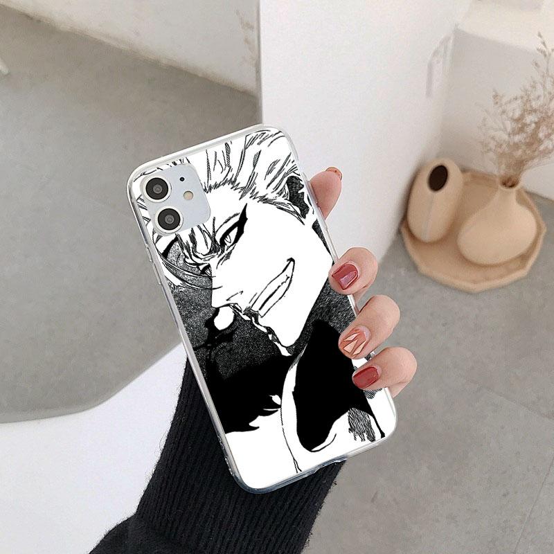 Чехол для телефона с изображением аниме «Блич» для iPhone SE 2020 SE3 2022 13 12 Mini 11 Pro 7 8 5 6 6S Plus X XR XS Max, силиконовый прозрачный чехол из ТПУ